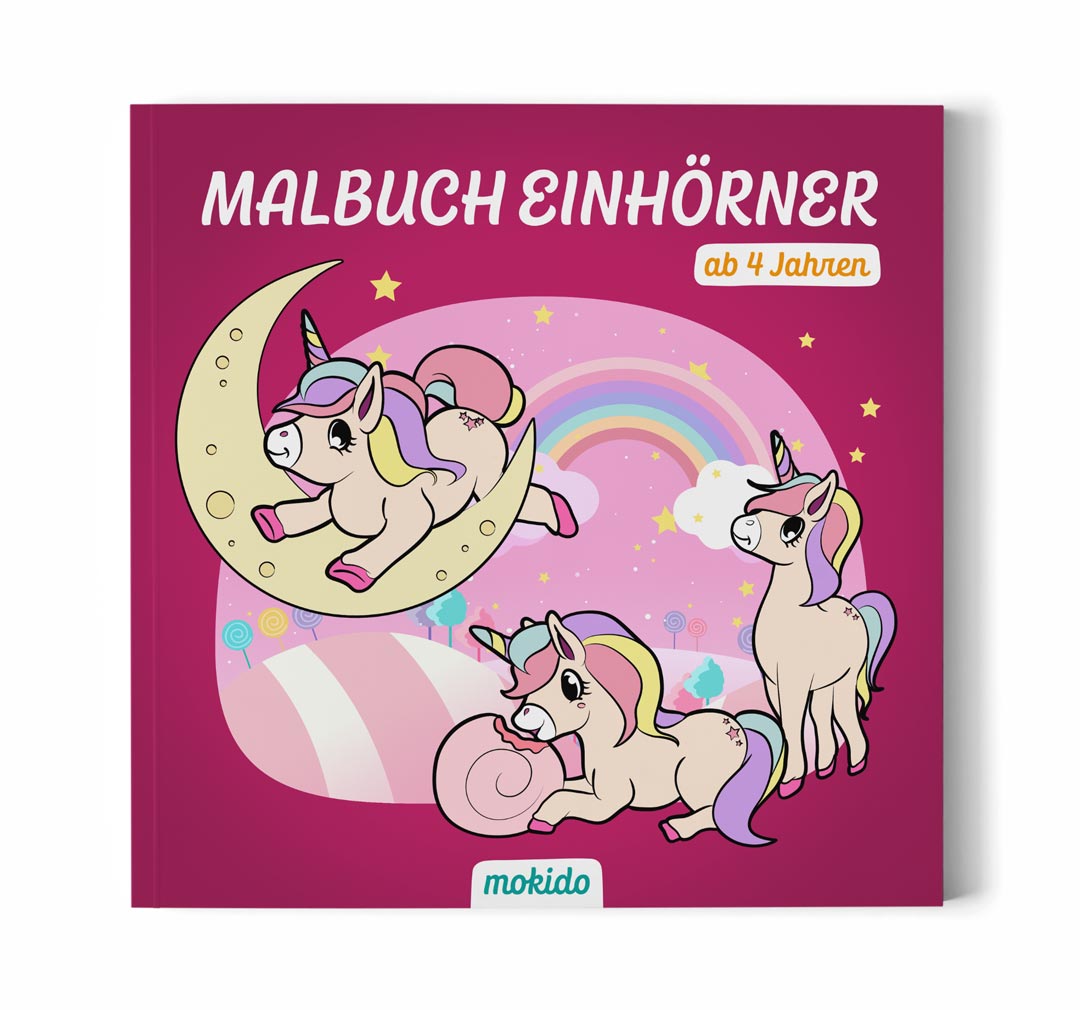 malbuch-maedchen-einhoerner